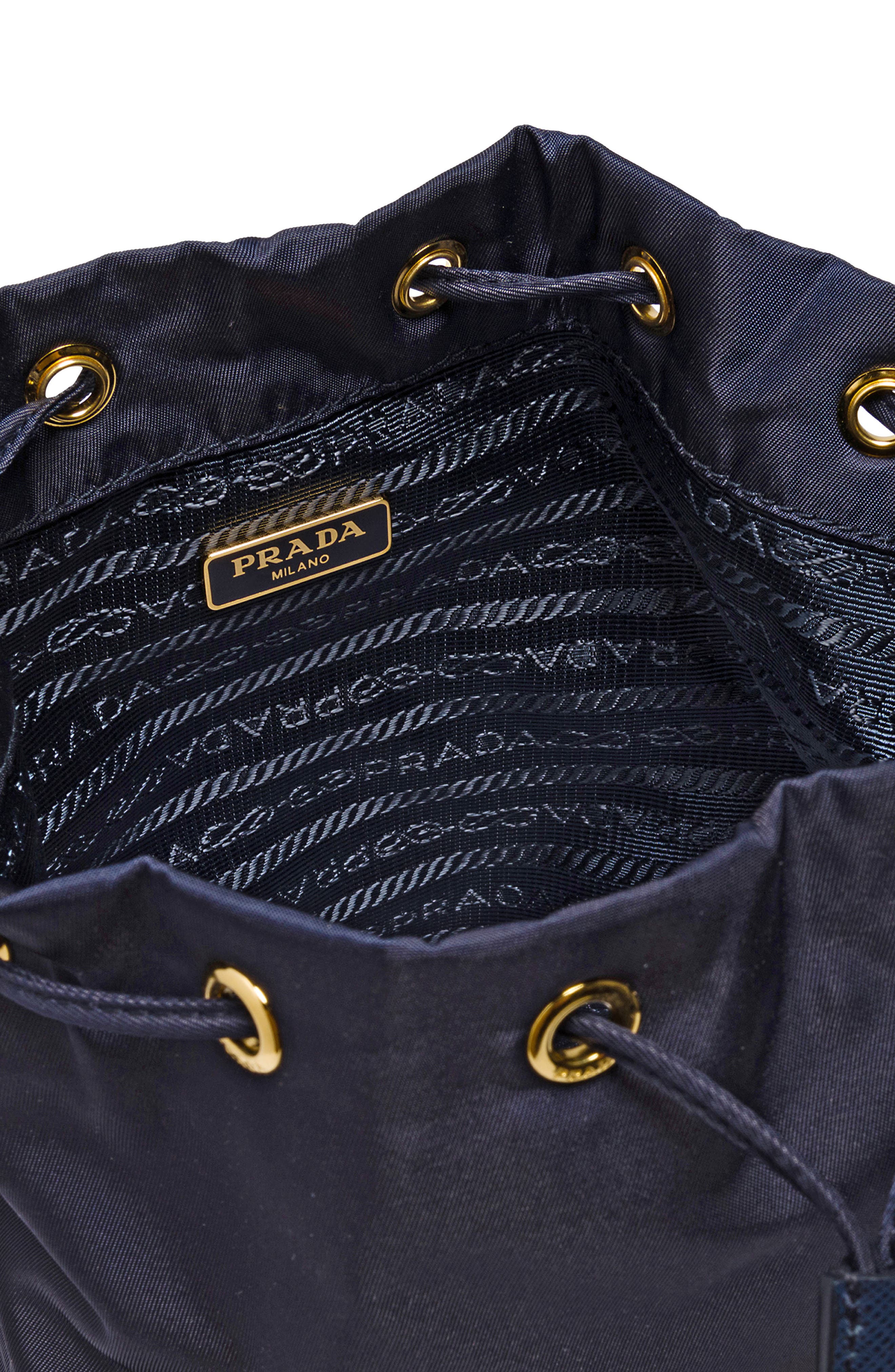 Prada Vela Bucket Bag, Alternate, color, 