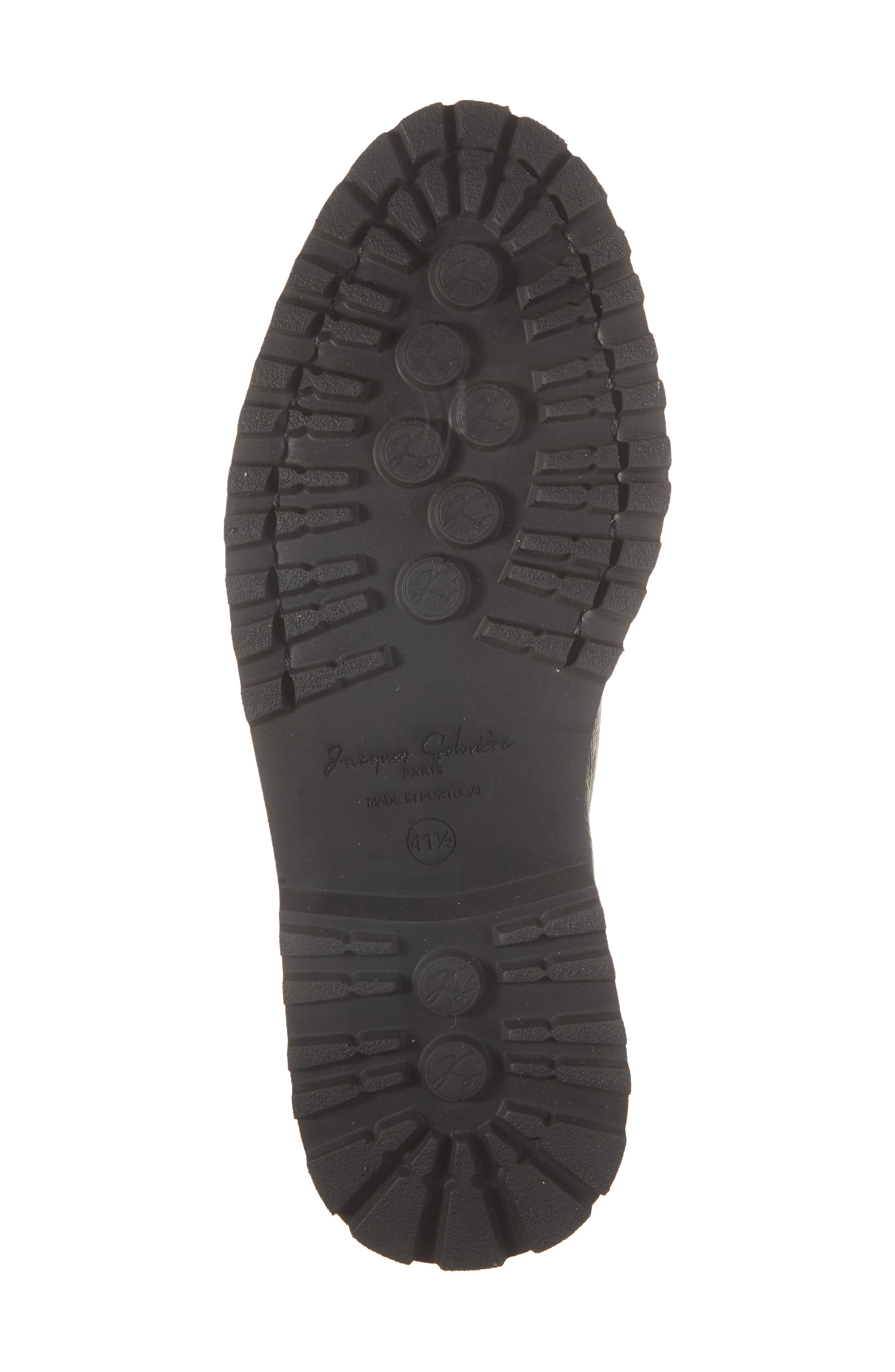 JACQUES SOLOVIERE Rasmus Lug Sole Wholecut Shoe, Alternate, color, Black