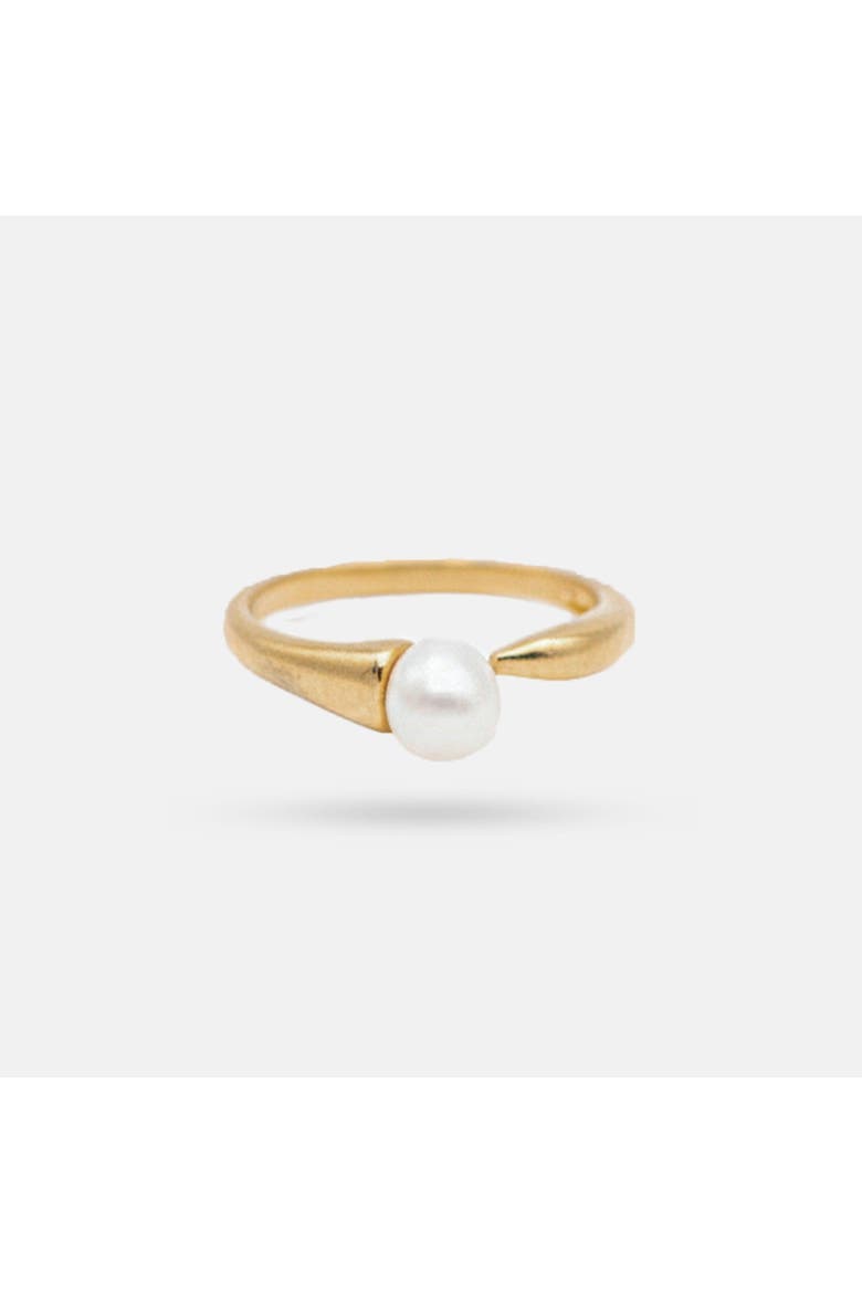 Mother Of Pearl Ring, Alternate, color, Gold