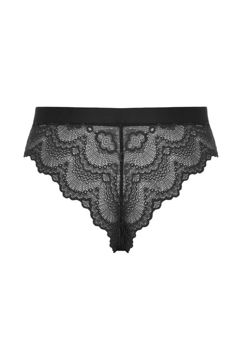 Flame Brazilian Bottom, Alternate, color, Black