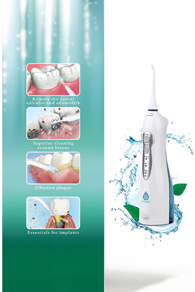 Rechargeable Oral Irrigator, Alternate, color, WHITE