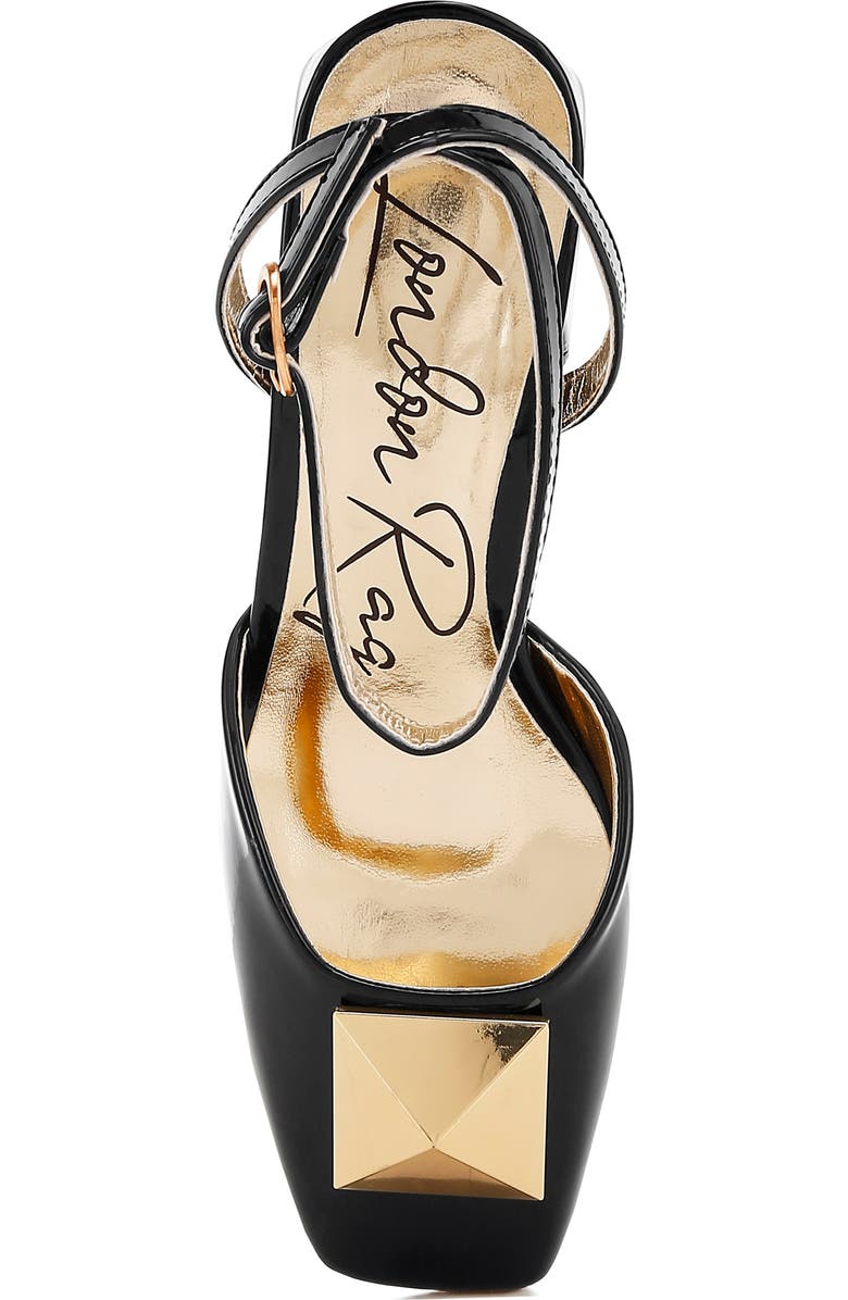 LONDON RAG Griselda Ankle Strap Pump, Alternate, color, Black