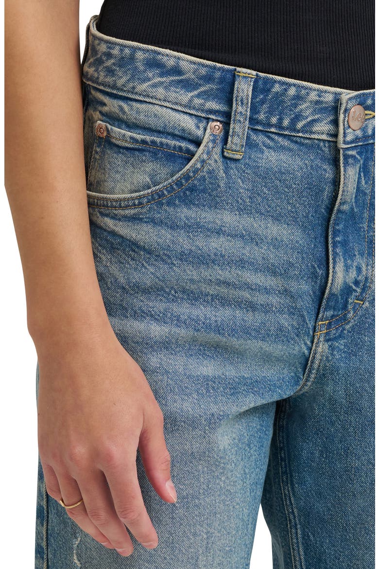 Rider™ Ripped Classic Mid Rise Straight Leg Jeans, Alternate, color, SPRING BACK DX