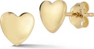 Ember Fine Jewelry 14K Gold Heart Stud Earrings