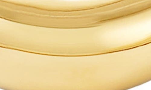 Adornia 18k Gold Plated Wavy Band Ring In Gold