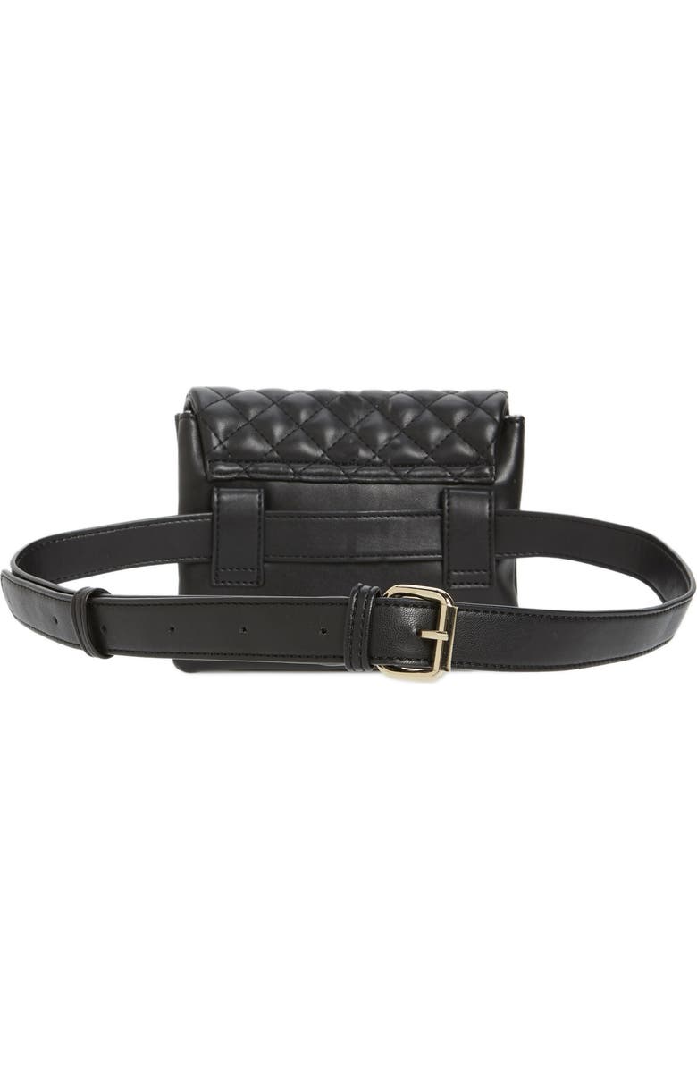 Mali + Lili Quilted Vegan Leather Convertible Belt Bag, Alternate, color,