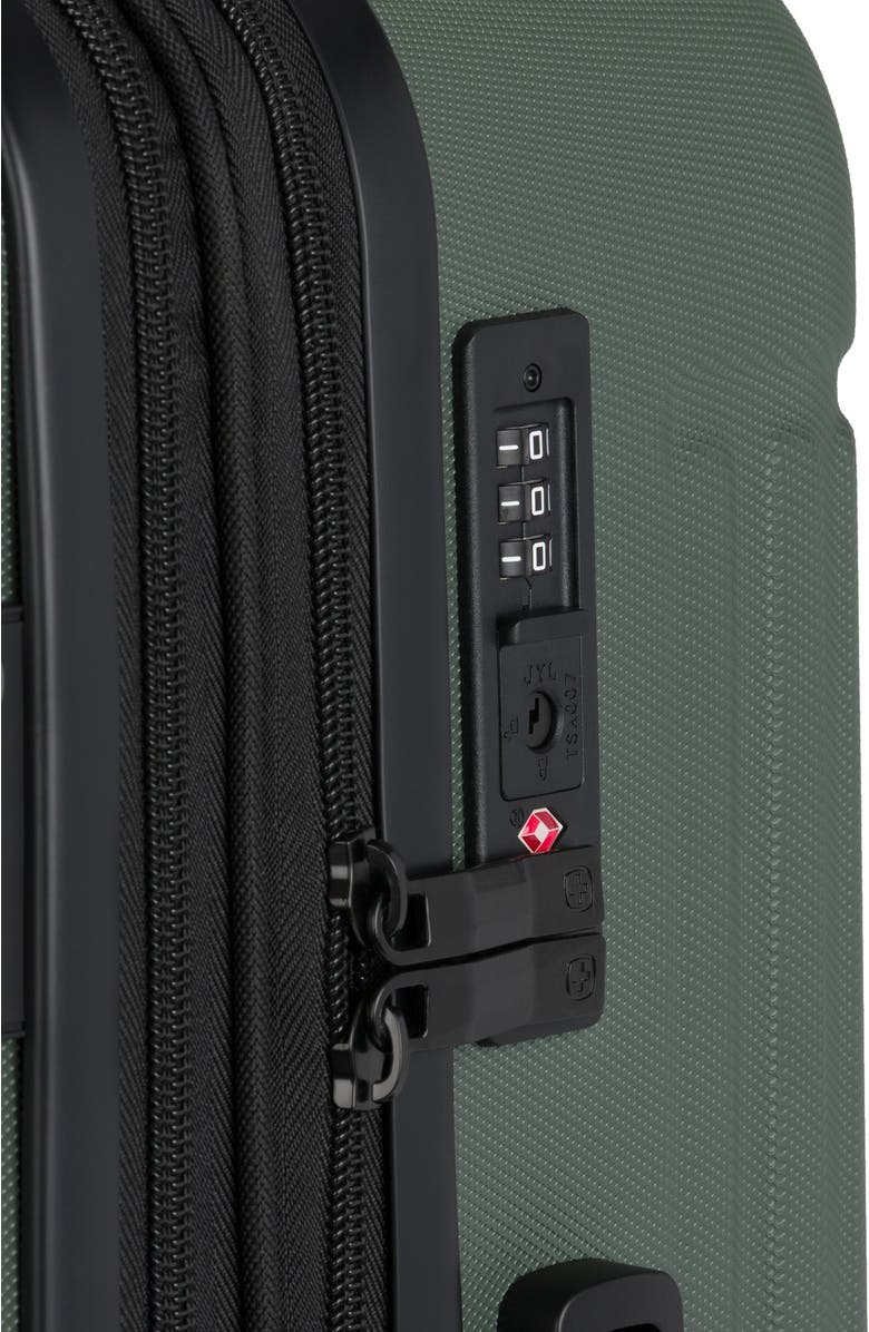 SWISSGEAR 24-Inch Hardside Spinner Luggage, Alternate, color, Olive