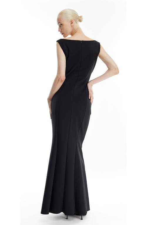 Mother Of All Avery Maxi Sleeveless Dress In Black