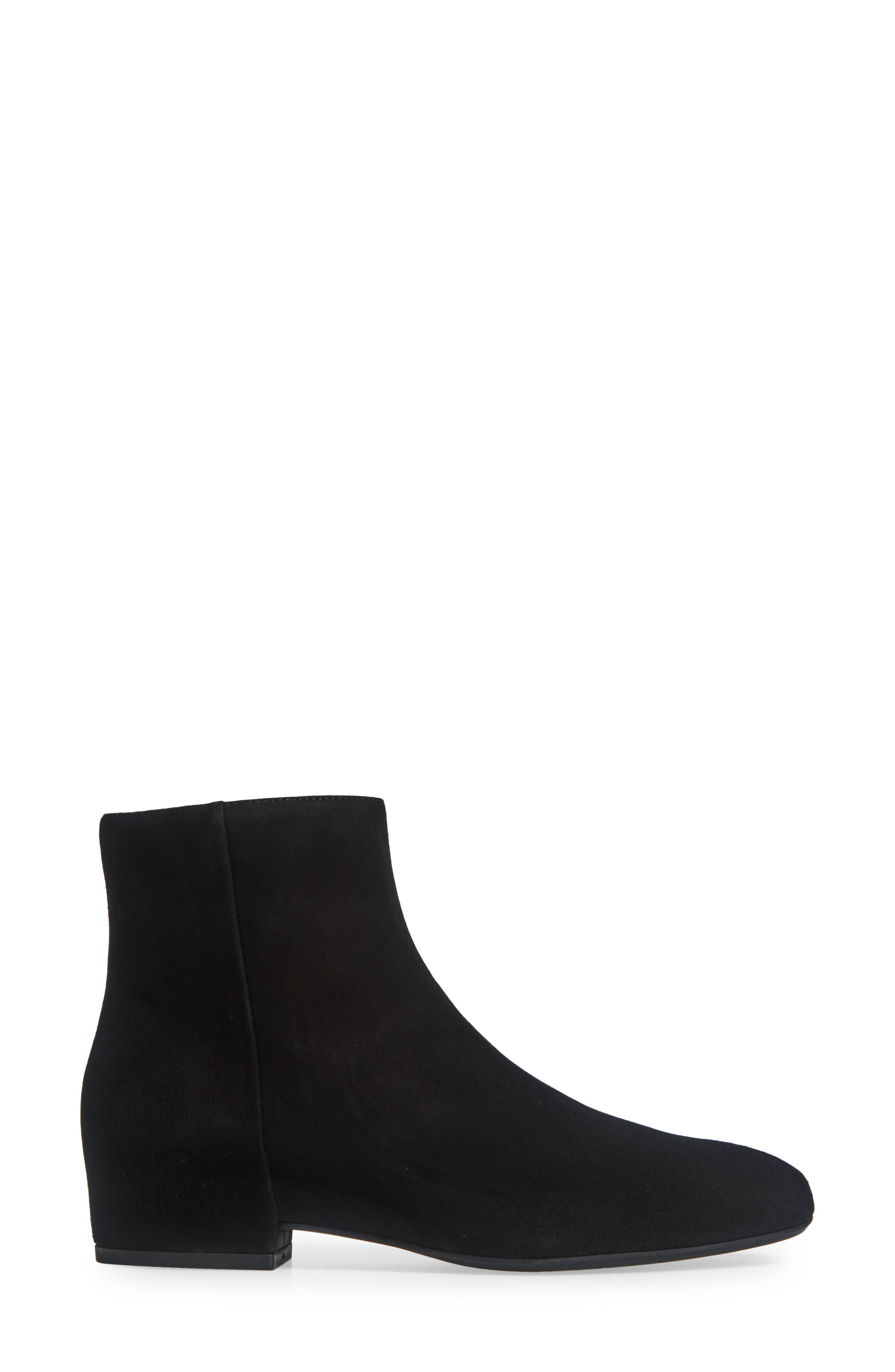 Aquatalia Ulyssa Weatherproof Bootie, Alternate, color, Black Black Suede