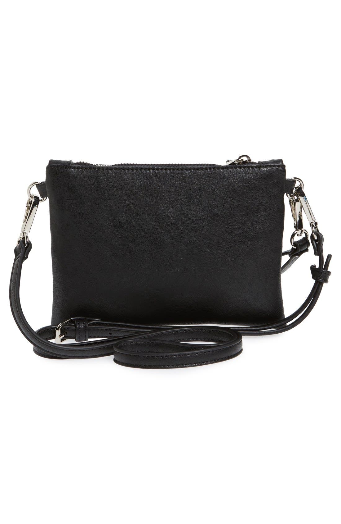 Sole Society 'Camilla' Faux Leather Clutch, Alternate, color, 