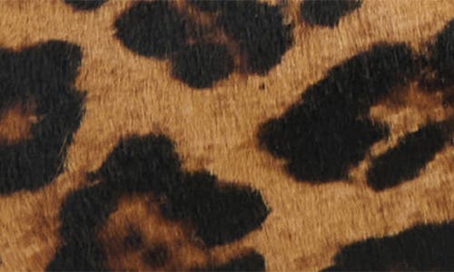 Mansur Gavriel Rhea Metal Handle Genuine Calf Hair Bag In Brown