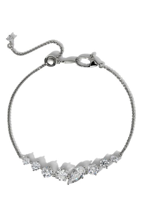 Lucia Cubic Zirconia Line Bracelet