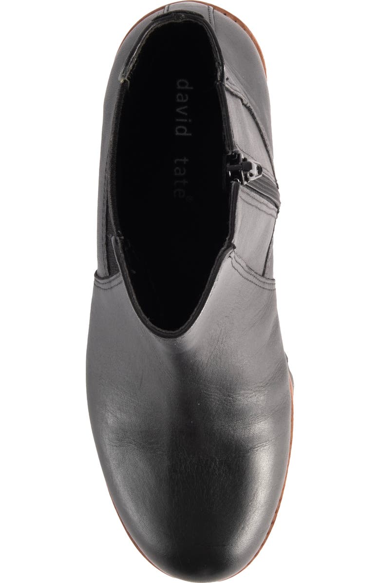 David Tate Santorini Calfskin Waterproof Bootie, Alternate, color, Black