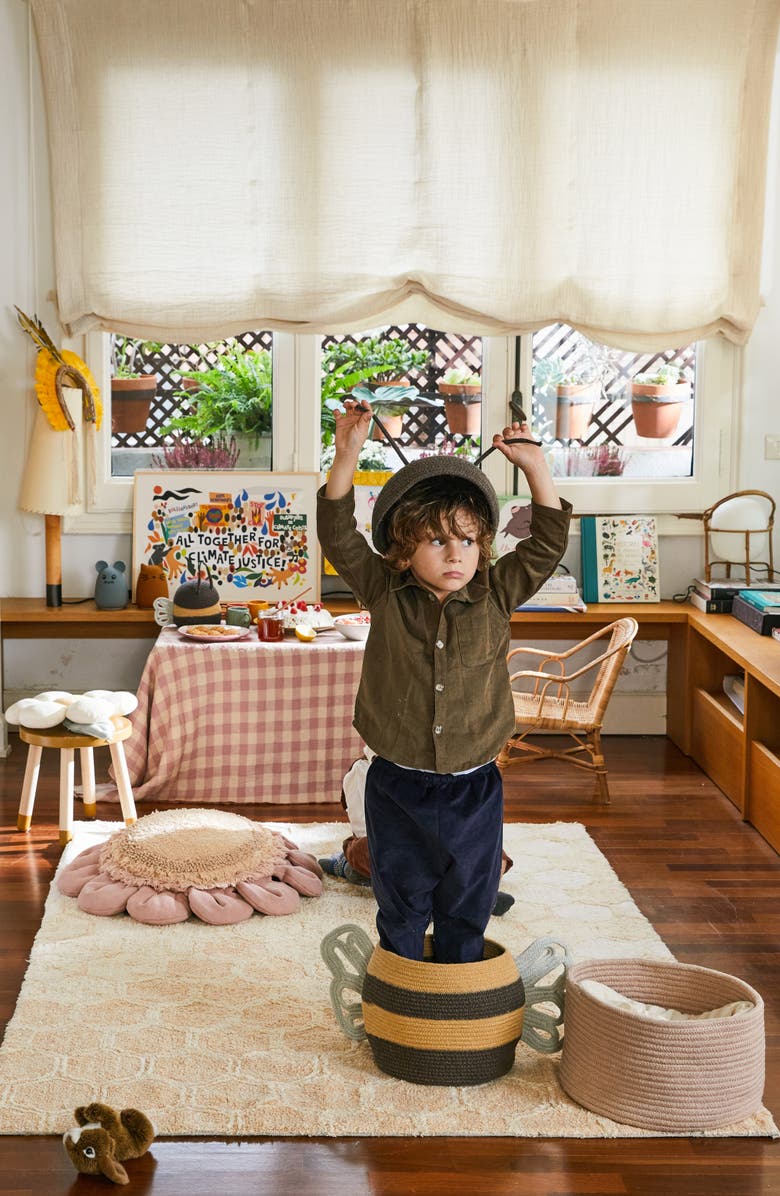 Lorena Canals Mama Bee Basket, Alternate, color, Black