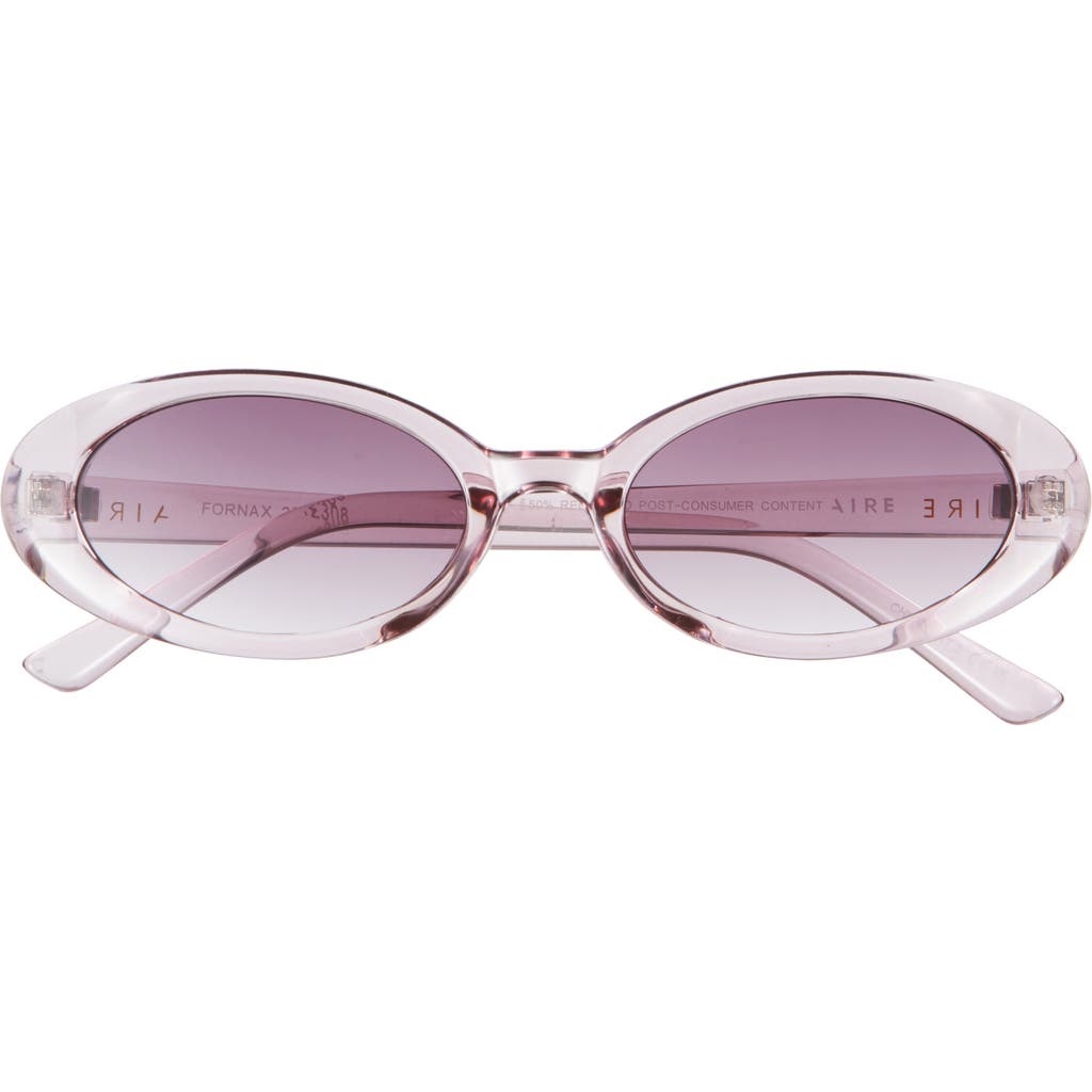 Aire Fornax 53mm Oval Sunglasses In Transparent