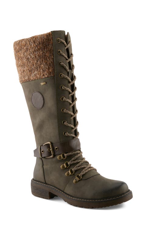 Rizza Tall Faux Leather Boot