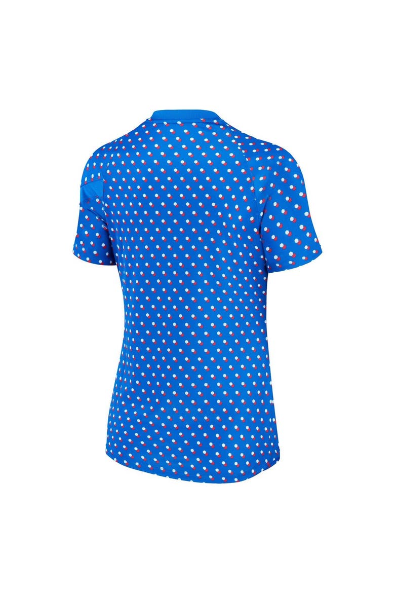 Women's Nike Blue France Women's National Team 2022/23 Away Pre-Match Performance Top, Alternate, color, Blue