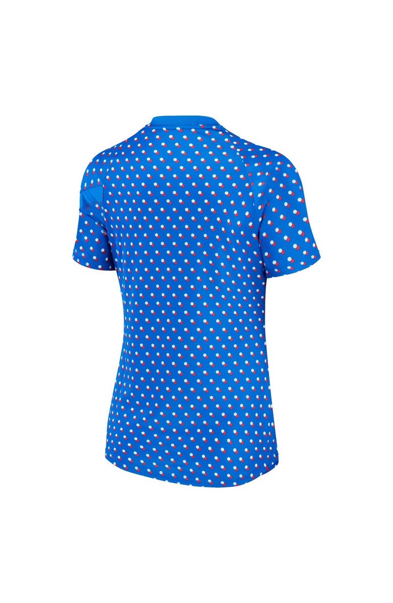 Nike Women's Nike Blue France Women's National Team 2022/23 Away Pre-Match Performance Top, Alternate, color, 