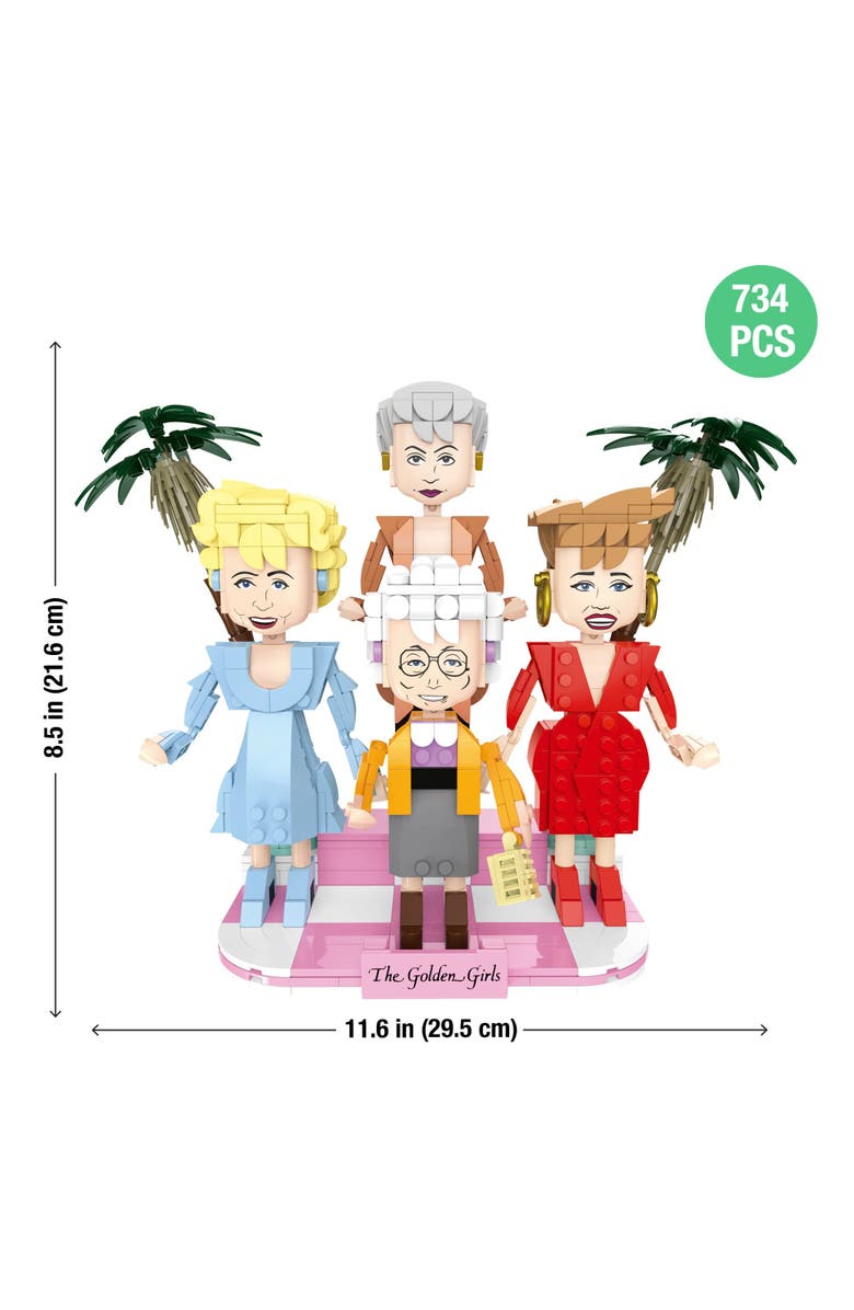 Brickcraft The Golden Girls Living Room Building Set, Alternate, color, Yellow