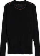 Wales Bonner Roots Long Sleeve Rib Polo