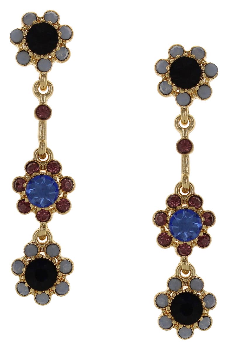 OLIVIA WELLES Andrea Floral Drop Earrings, Main, color, 