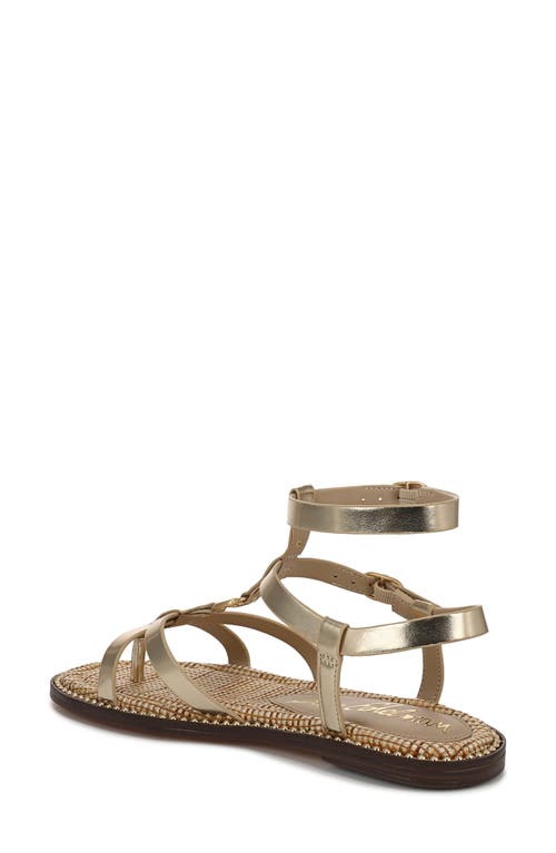 Sam Edelman Talya Sandal In Amber Gold