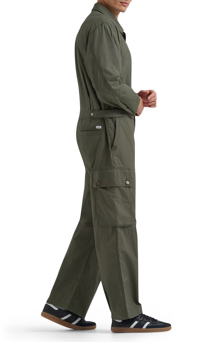 Lee Parachute Unionall Jumpsuit, Alternate, color, Oak Moss