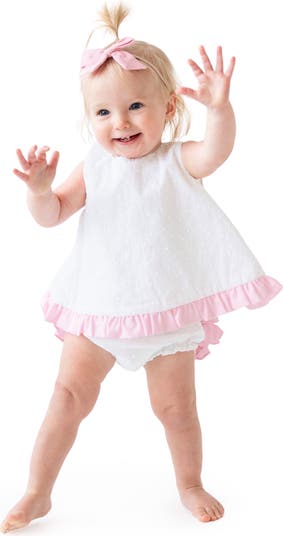 Swiss Dot Swing Top & Bloomers