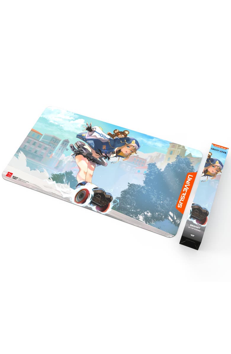 UniVersus GUILTY GEAR, STRIVE, Playmat, Bridget - 24x14 Inch Neoprene Mat, Alternate, color, Multicolored