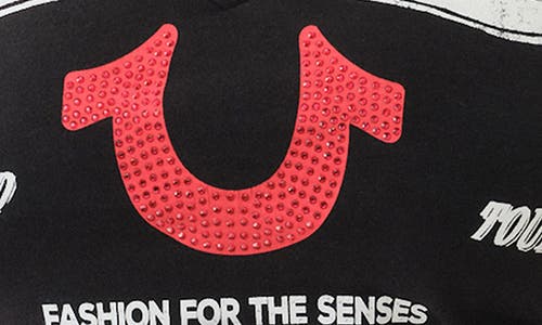 TRUE RELIGION TRUE RELIGION EMBELLISHED COTTON GRAPHIC BABY TEE