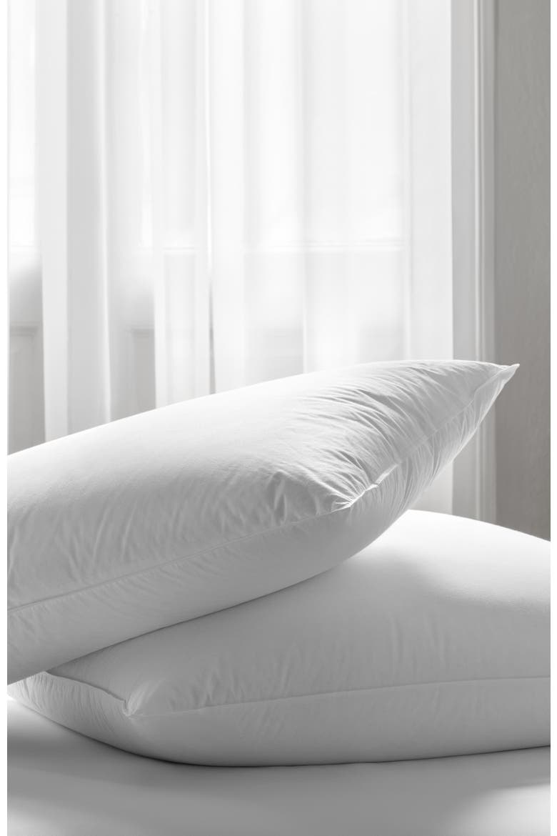 Royal Siberian white goose down pillow, Alternate, color, White