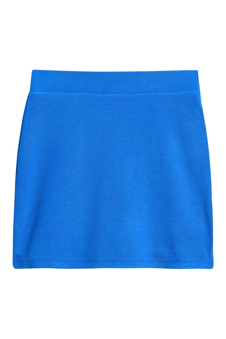 Kids' Rib Knit Skirt, Main, color, BALI BLUE