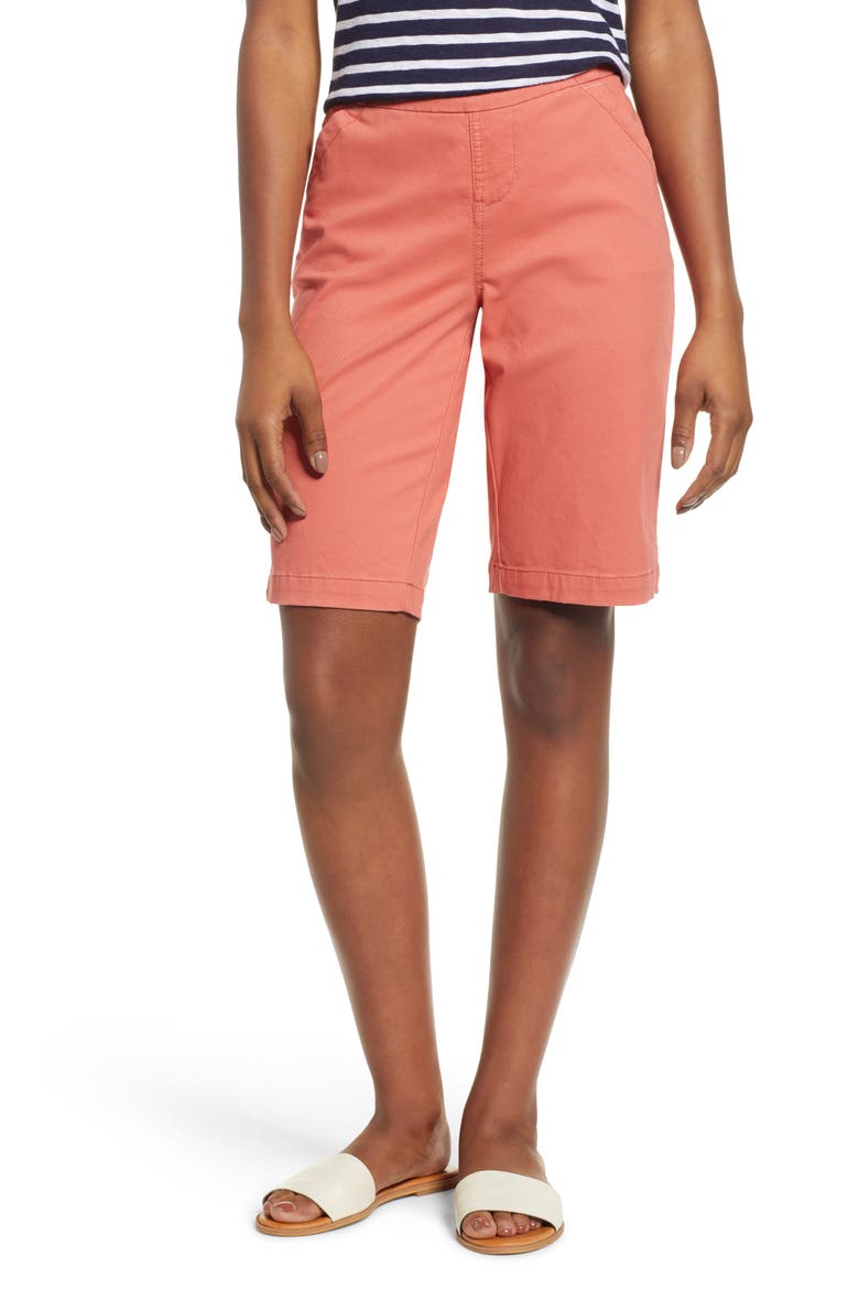 Jeans Gracie Bermuda Shorts, Main, color, CORAL DUST
