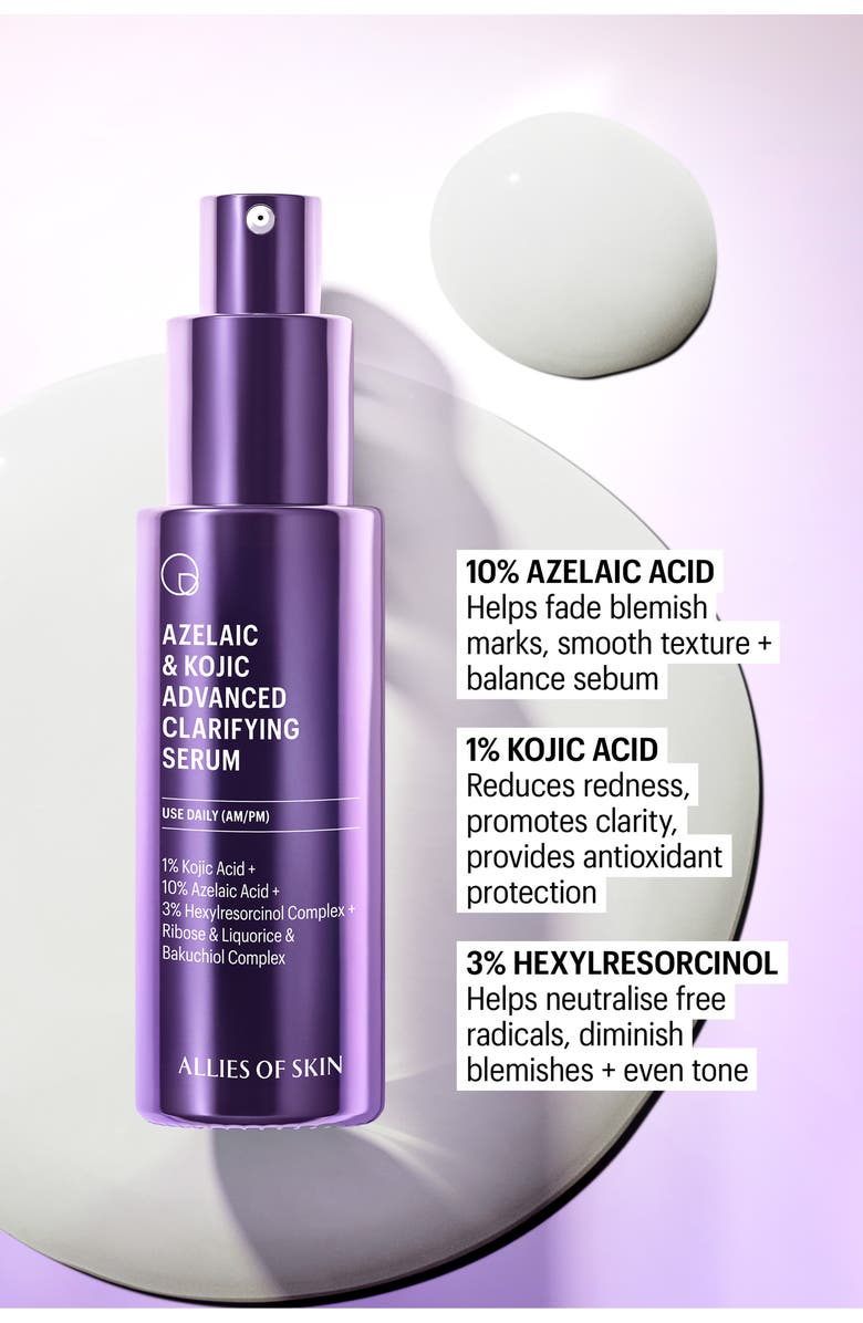 ALLIES OF SKIN Azaelaic & Kojic Advanced Clarifying Serum, Alternate, color, 