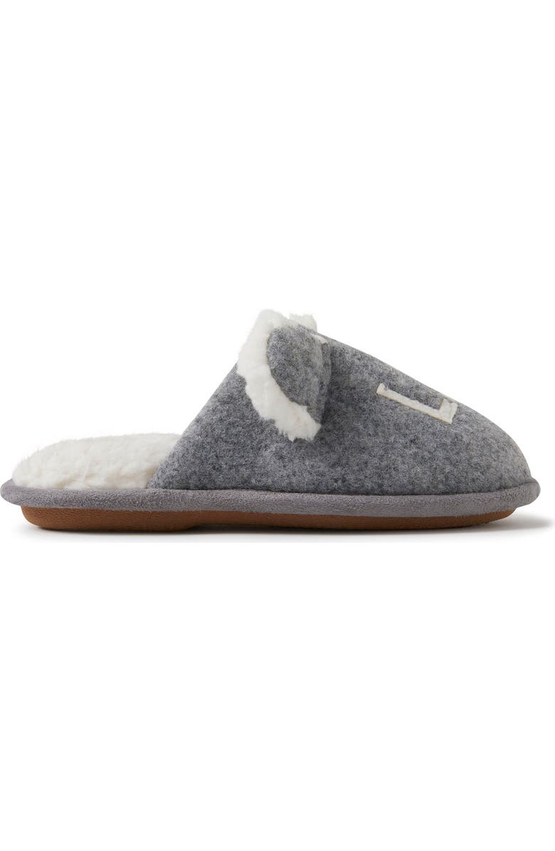 DEARFOAMS Casey Lil Bear Family Scuff Slipper, Alternate, color, Light Heather Grey