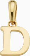 Oradina 14K Gold My Letter Initial Pendant Charm