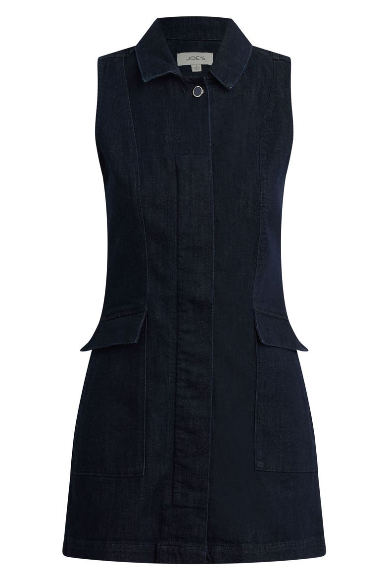 The Irina Sleeveless Denim Dress, Alternate, color, RINSE