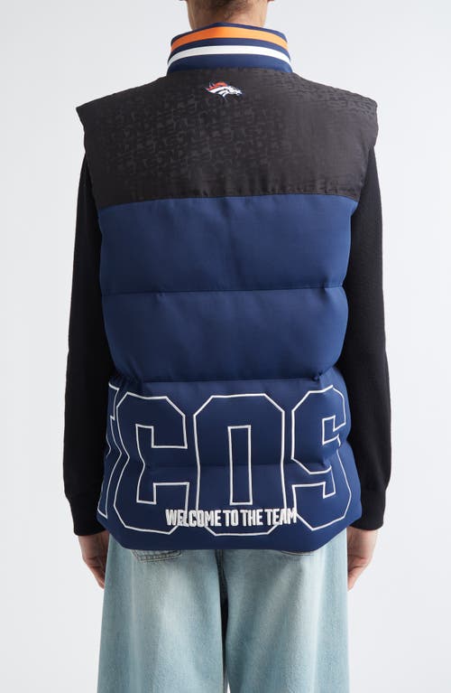 Off Season Nfl Team Water Repellent Puffer Vest In Blue