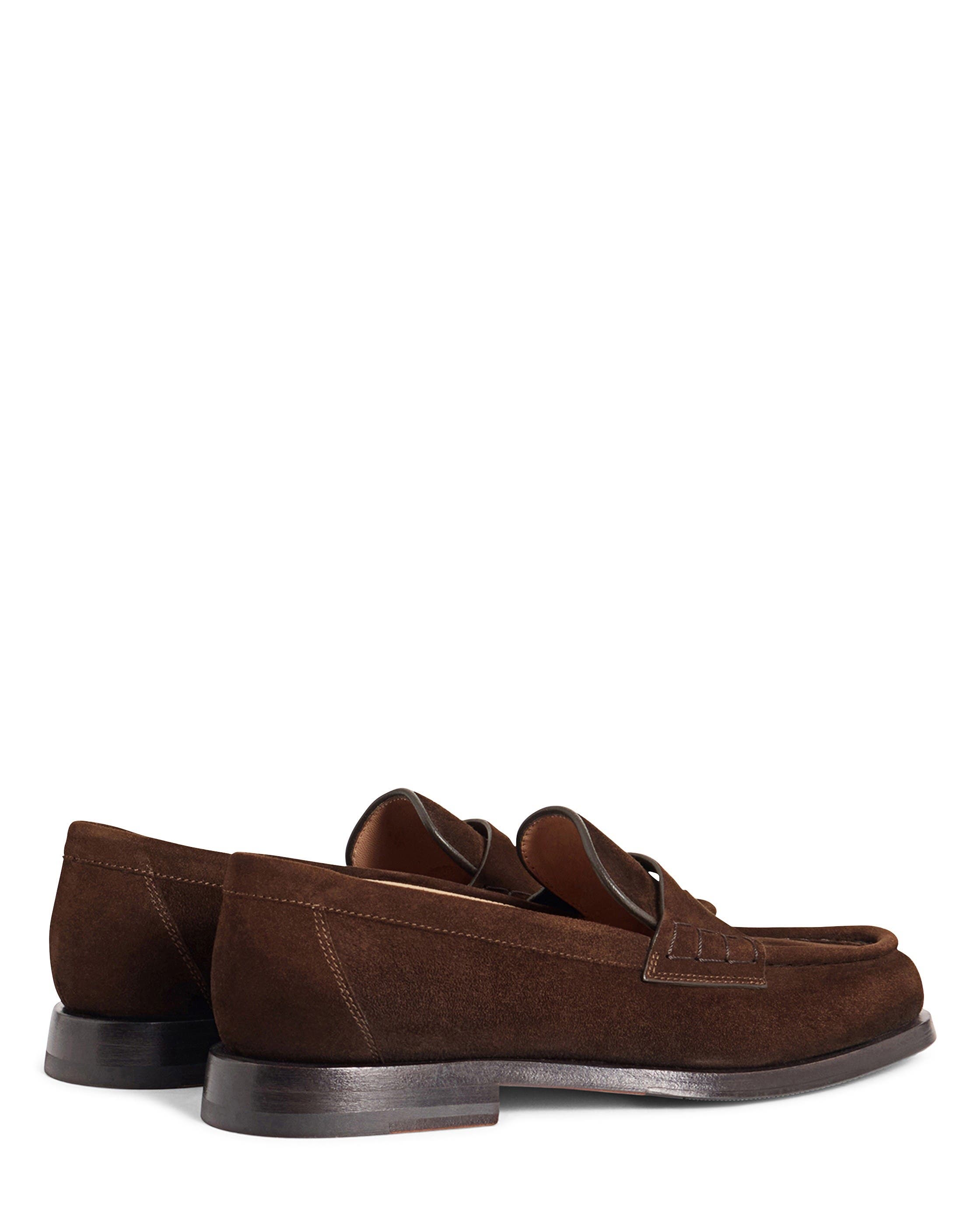 Santoni Women's Suede Penny Loafer, Alternate, color, 