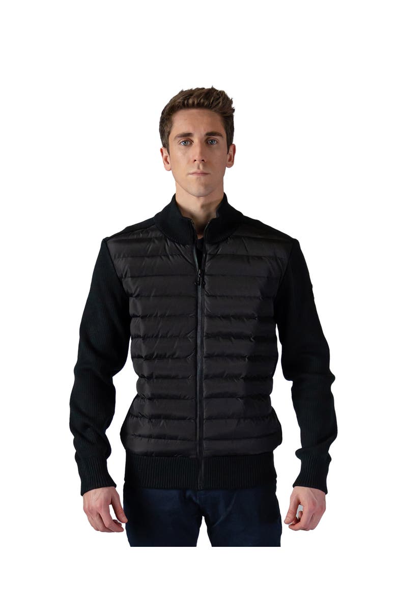 Woodpecker Men's Hybrid Knit Jacket, Main, color, Matte Black