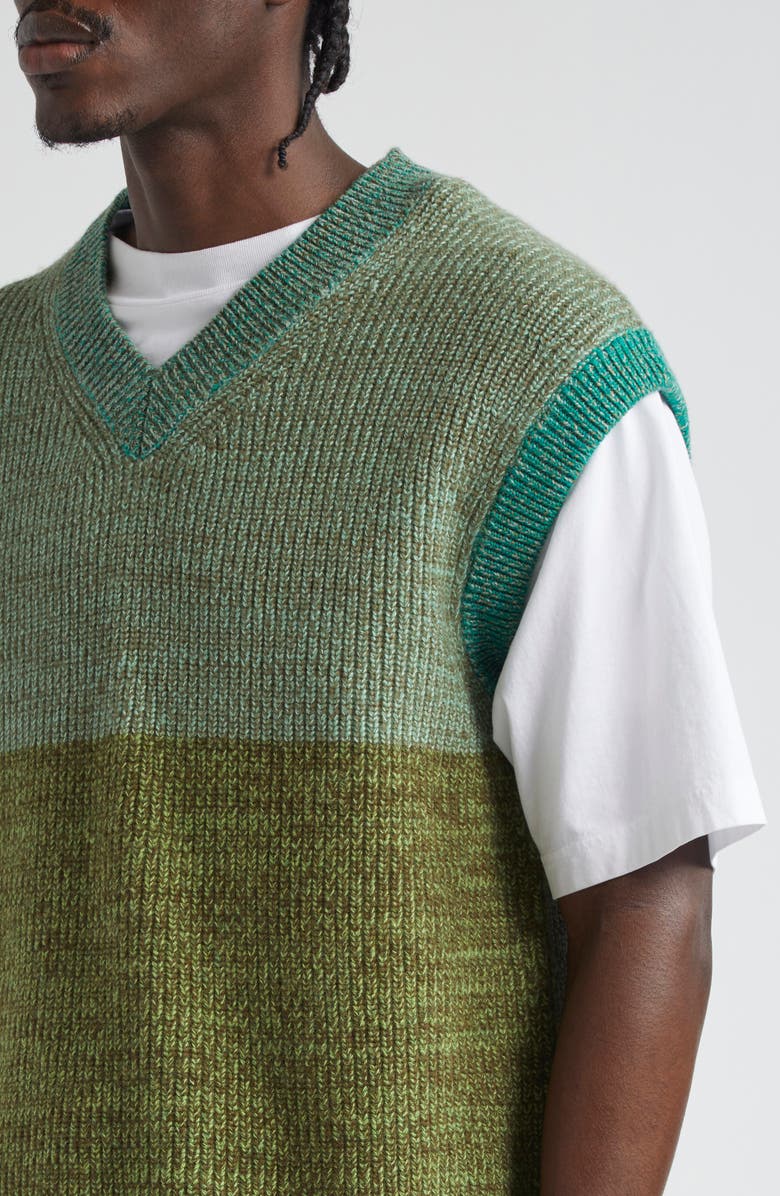 Waste Yarn Project Ida Wool Blend V-Neck Sweater Vest, Alternate, color, 