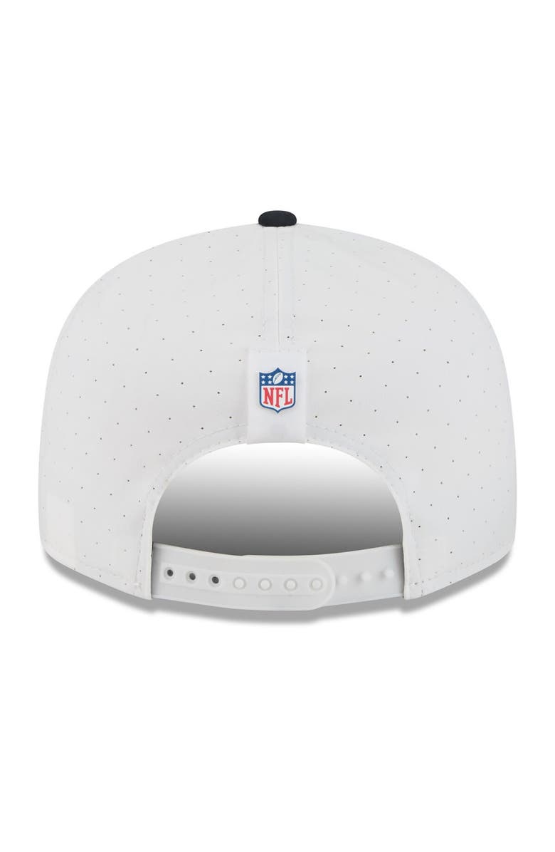 New Era Men's New Era White/Navy Houston Texans 2025 NFL Training Camp Split Panel 9FIFTY Snapback Hat, Alternate, color,