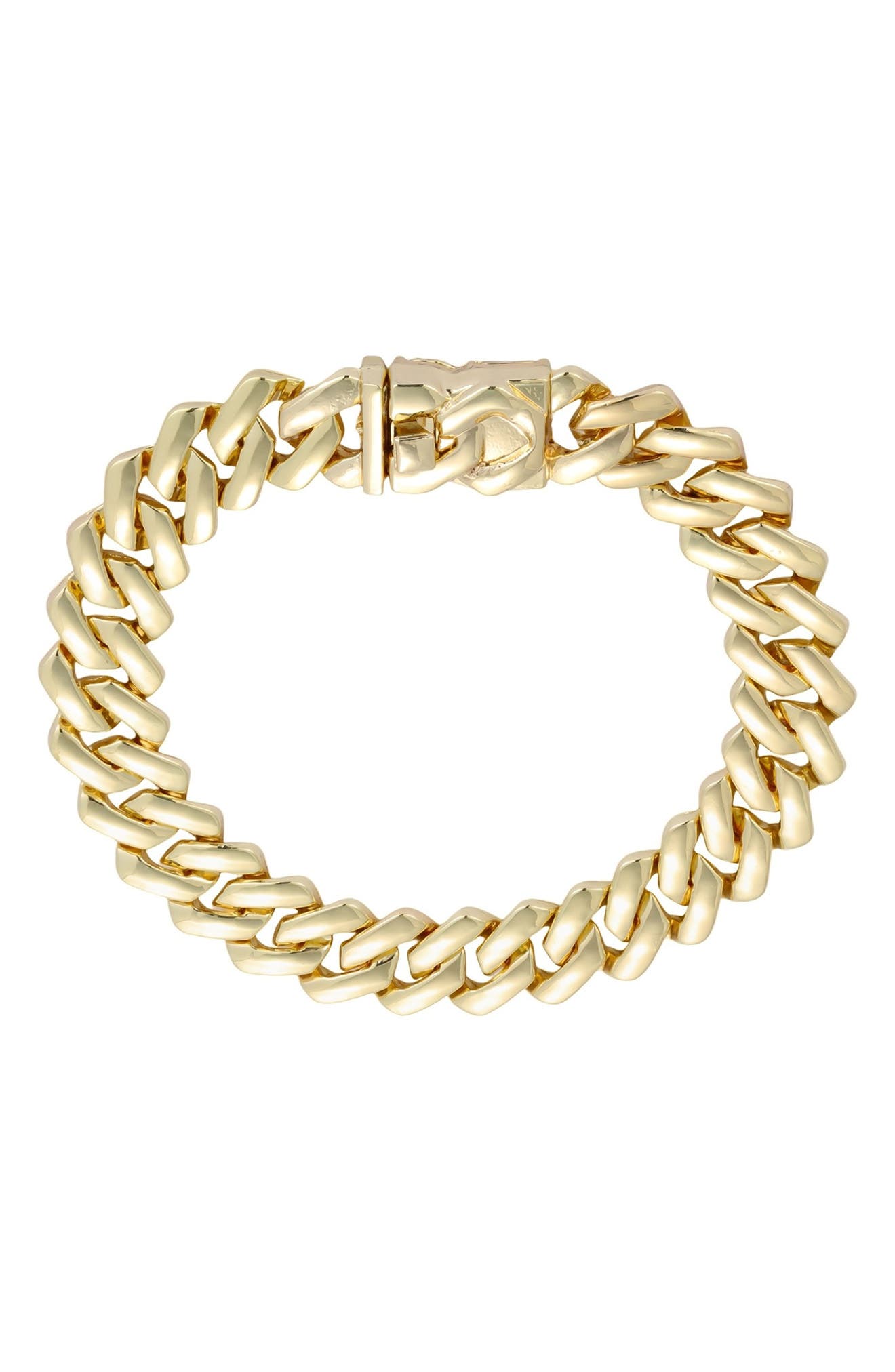 Men's Cuban Curb Chain Bracelet