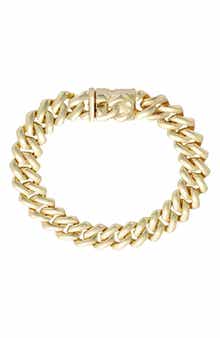 Men's Cuban Curb Chain Bracelet