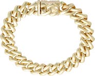 Adornia Men's Cuban Curb Chain Bracelet