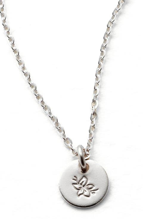 March Birth Flower Necklace