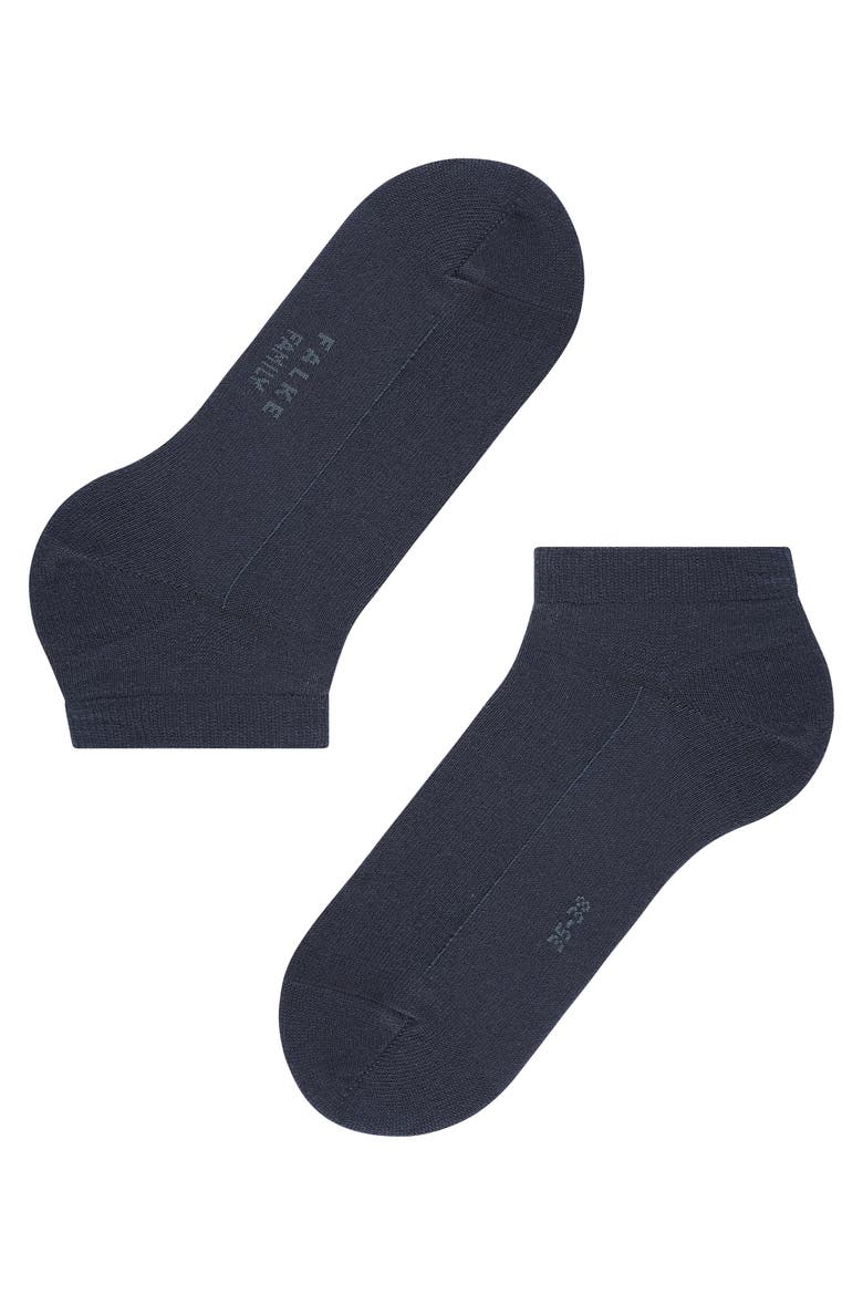 Family Sustainable Cotton Sneaker Socks, Alternate, color, Marine