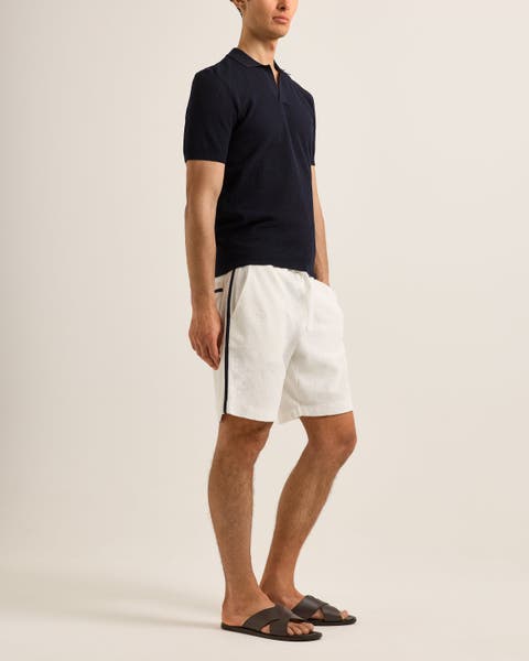 Trevone Towelling Classic-Fit Drawcord Sweat Shorts