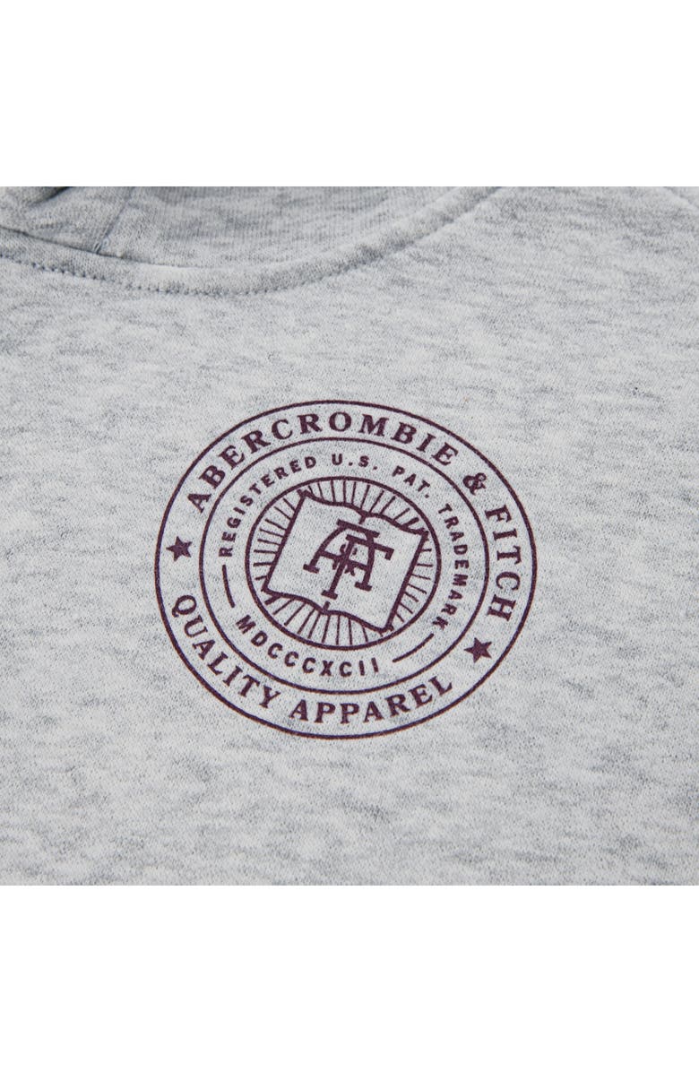 abercrombie kids Kids' Cotton Blend Hoodie, Alternate, color, Light Grey Heather