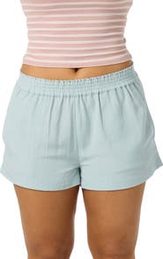 O'Neill Sanders Smocked Waist Shorts